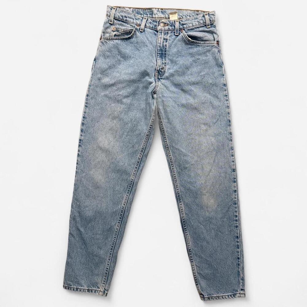 Vintage Levis 550 relaxed fit tapered leg 90s 1995 denim jeans